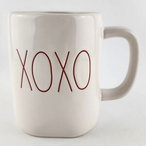 ⭐️2/ $50⭐️ Rae Dunn Artisan Collection White Coffee Tea  Mug XOXO